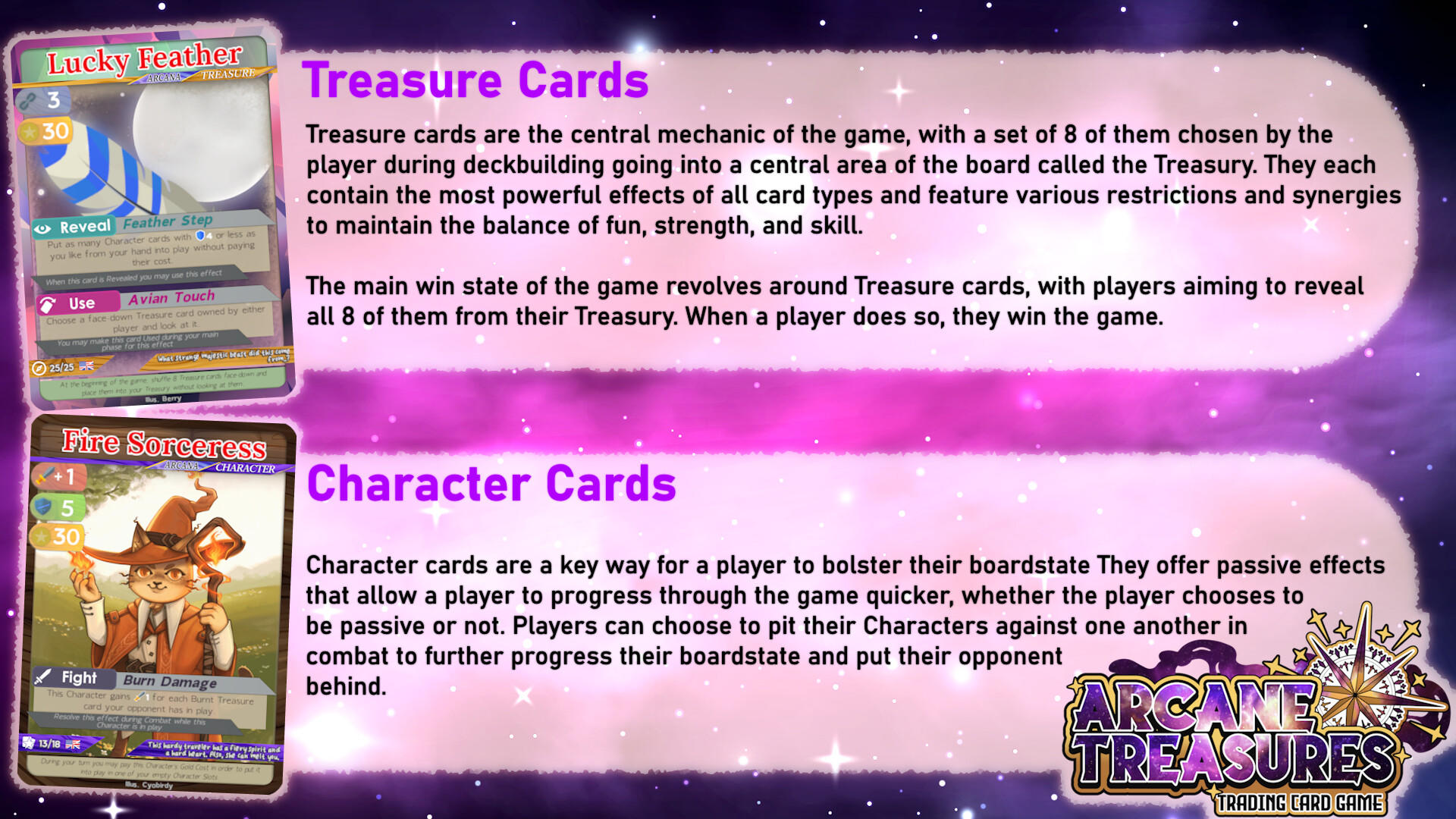 Arcane Treasures: Trading Card Game 게임 스크린 샷