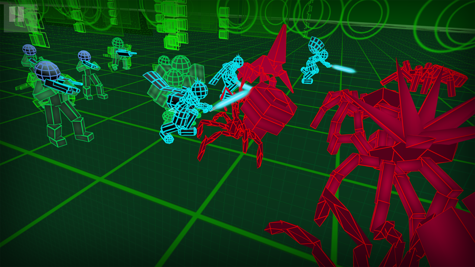 Stickman Neon Spiders Battle Game Screenshot