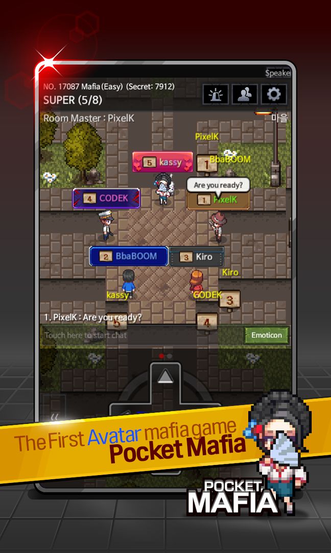 포켓 마피아 - 보이스 추리 게임 게임 스크린 샷