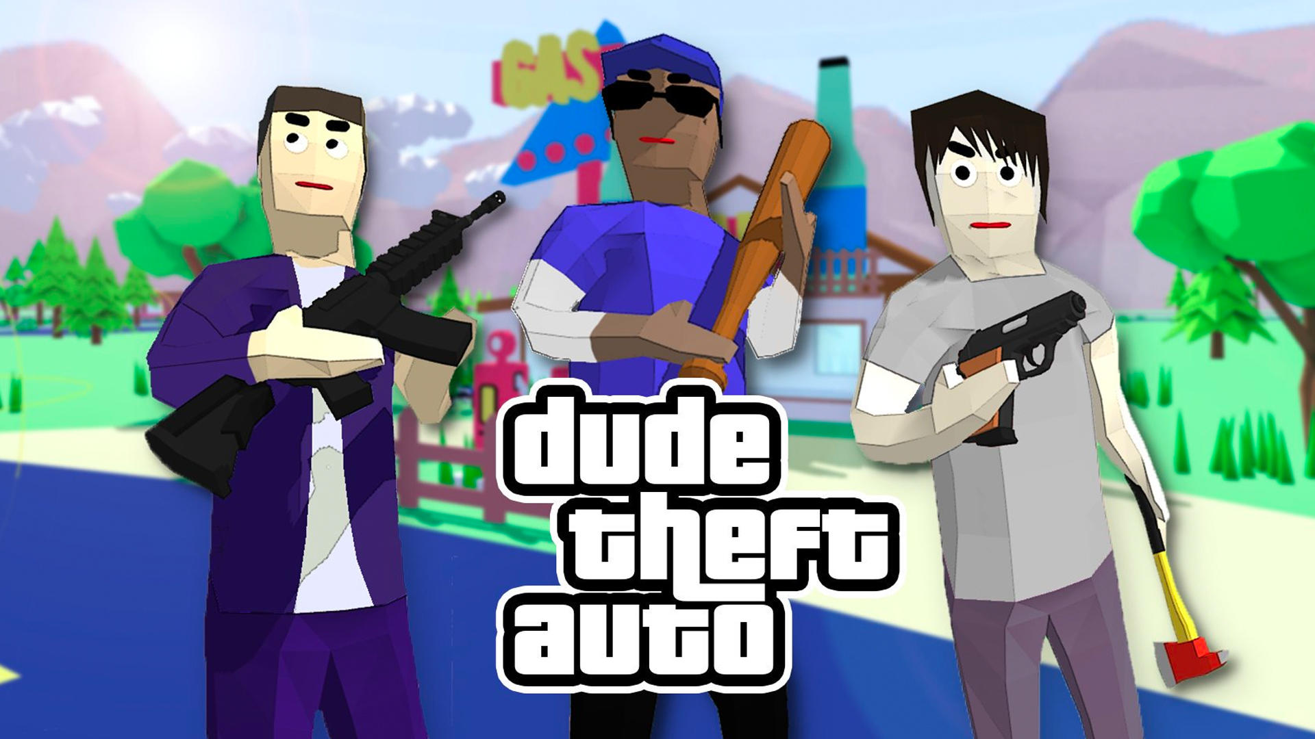 Banner of Dude Theft Wars FPS Open world 