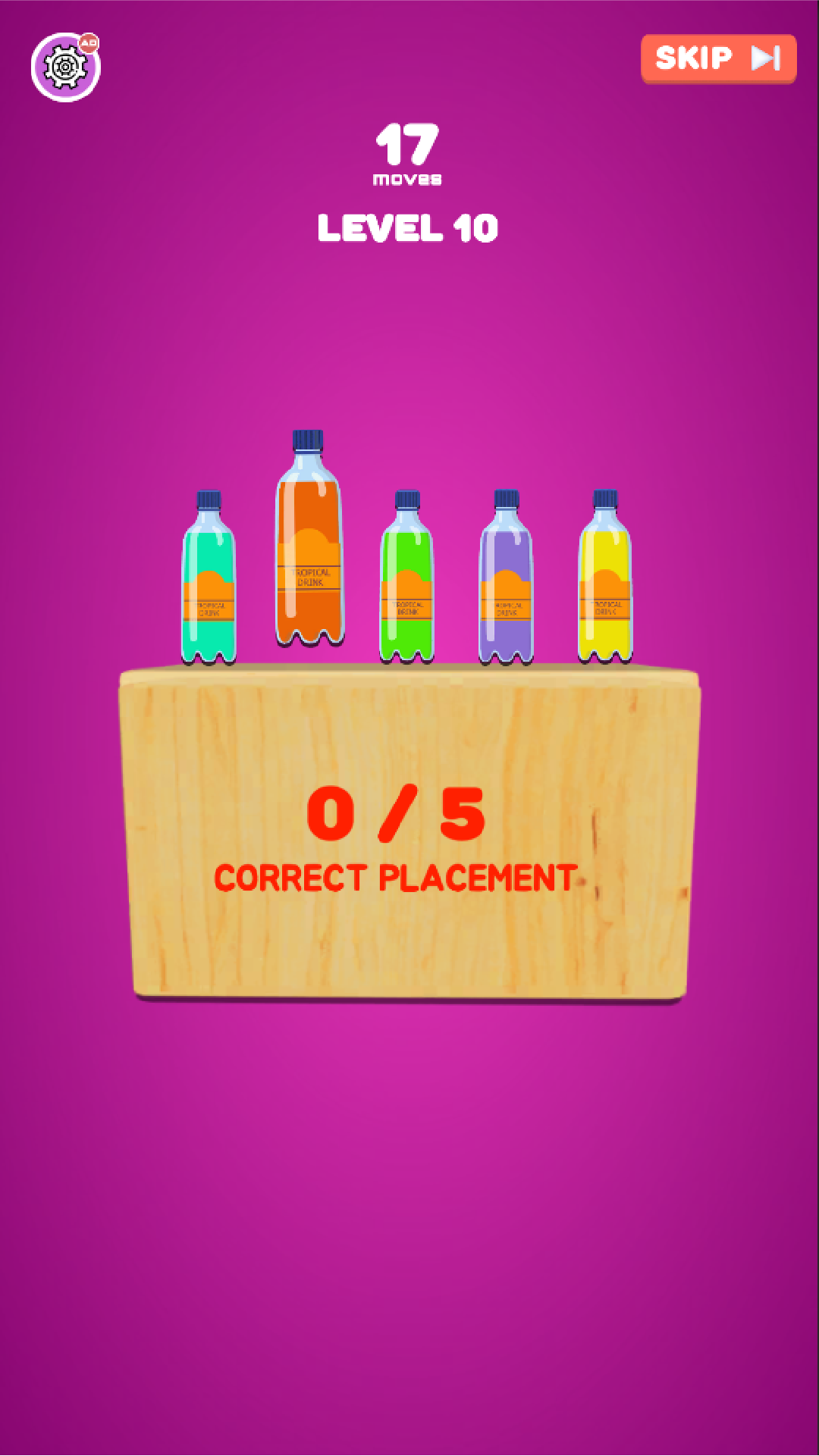 Bottle Swap Puzzle Game Screenshot