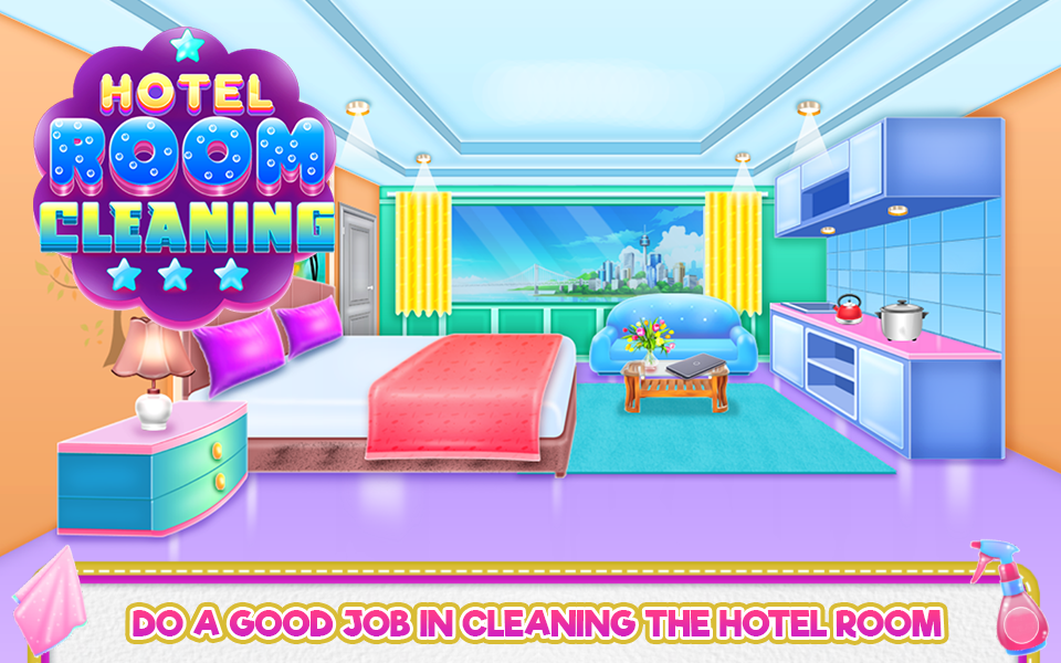 Hotel Room Cleaning Game Screenshot