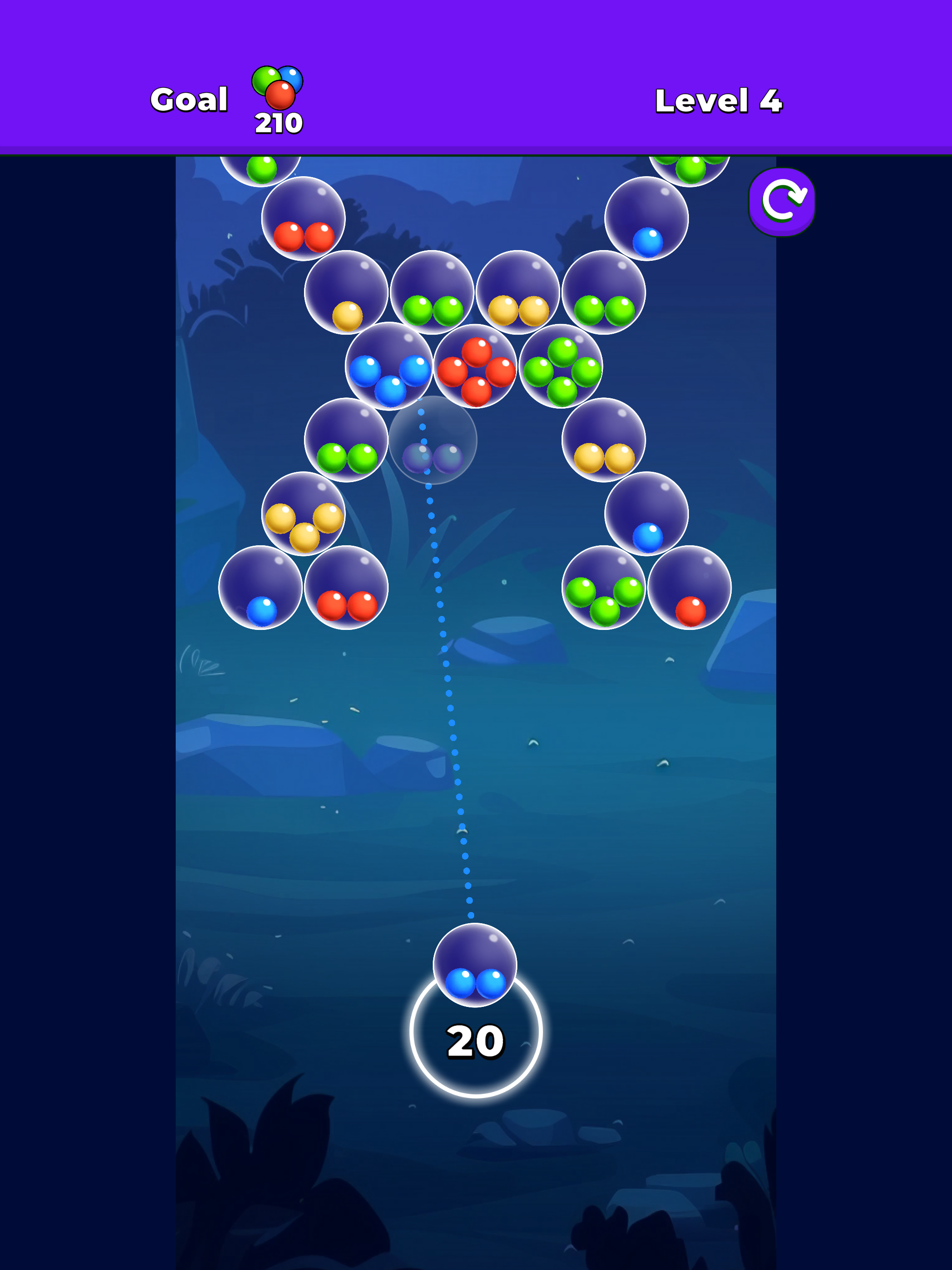 Bubble Marbles Game Screenshot