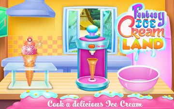 Fantasy Ice Cream Land Game Screenshot