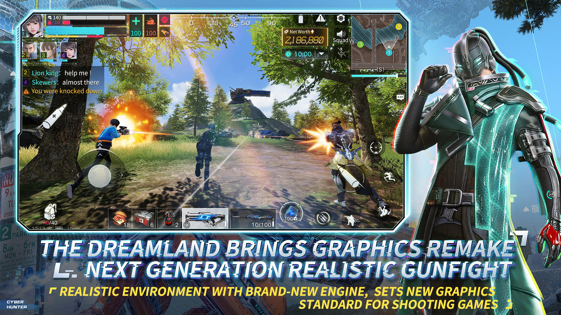 Cyber Hunter Game Screenshot