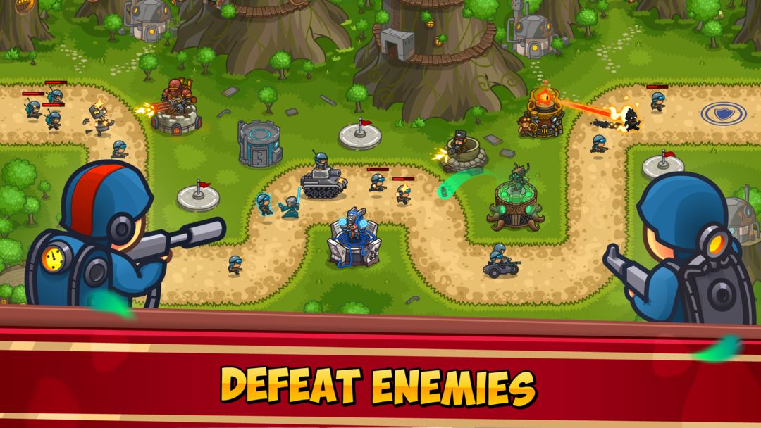 Screenshot of Steampunk Tower Defense