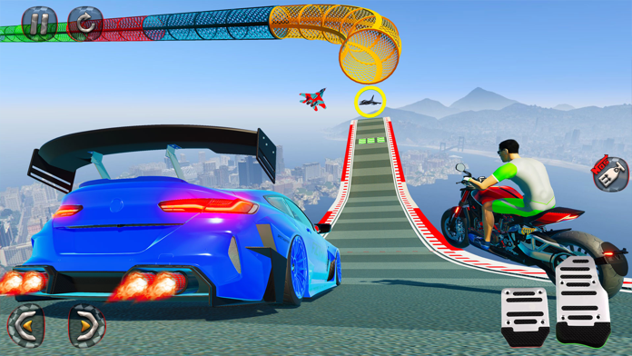 Shape Transform Racing Game Game Screenshot