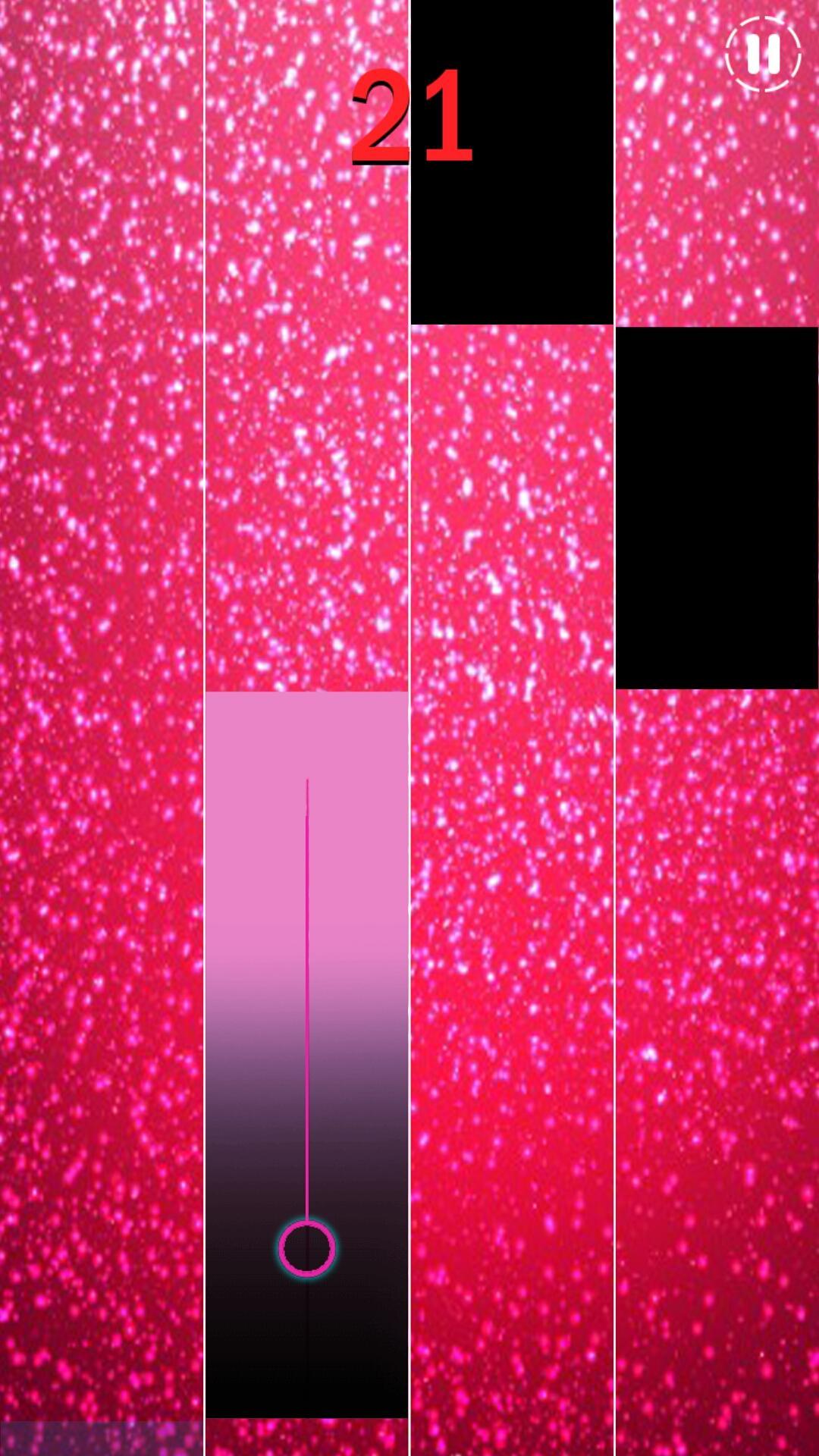 Pink Piano Tiles 2018 Game Screenshot