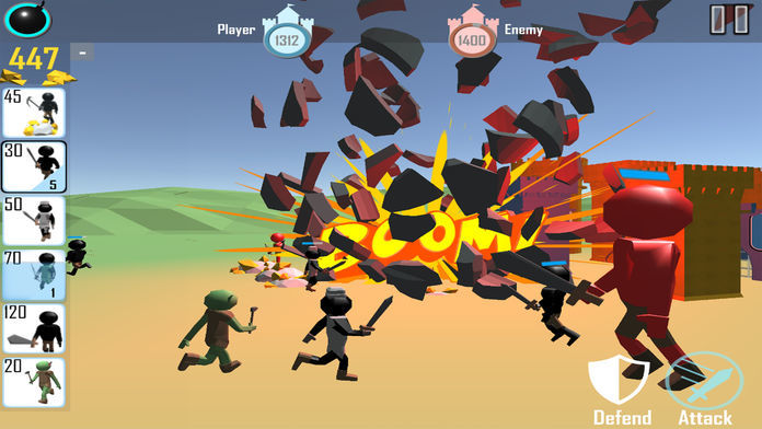 Screenshot of Stickman: Legacy of War 3D Pro