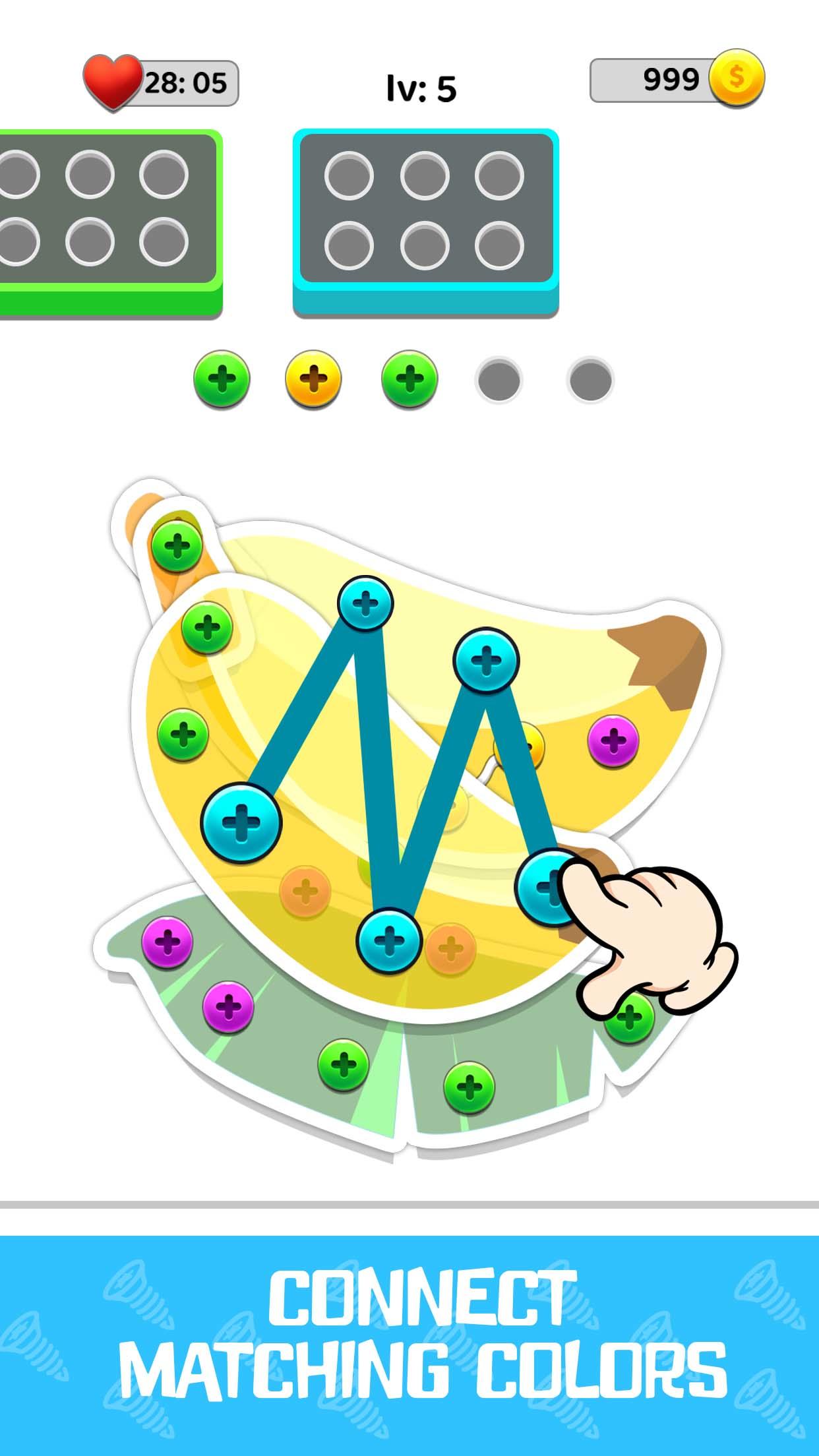 Connect em Screw Game Screenshot