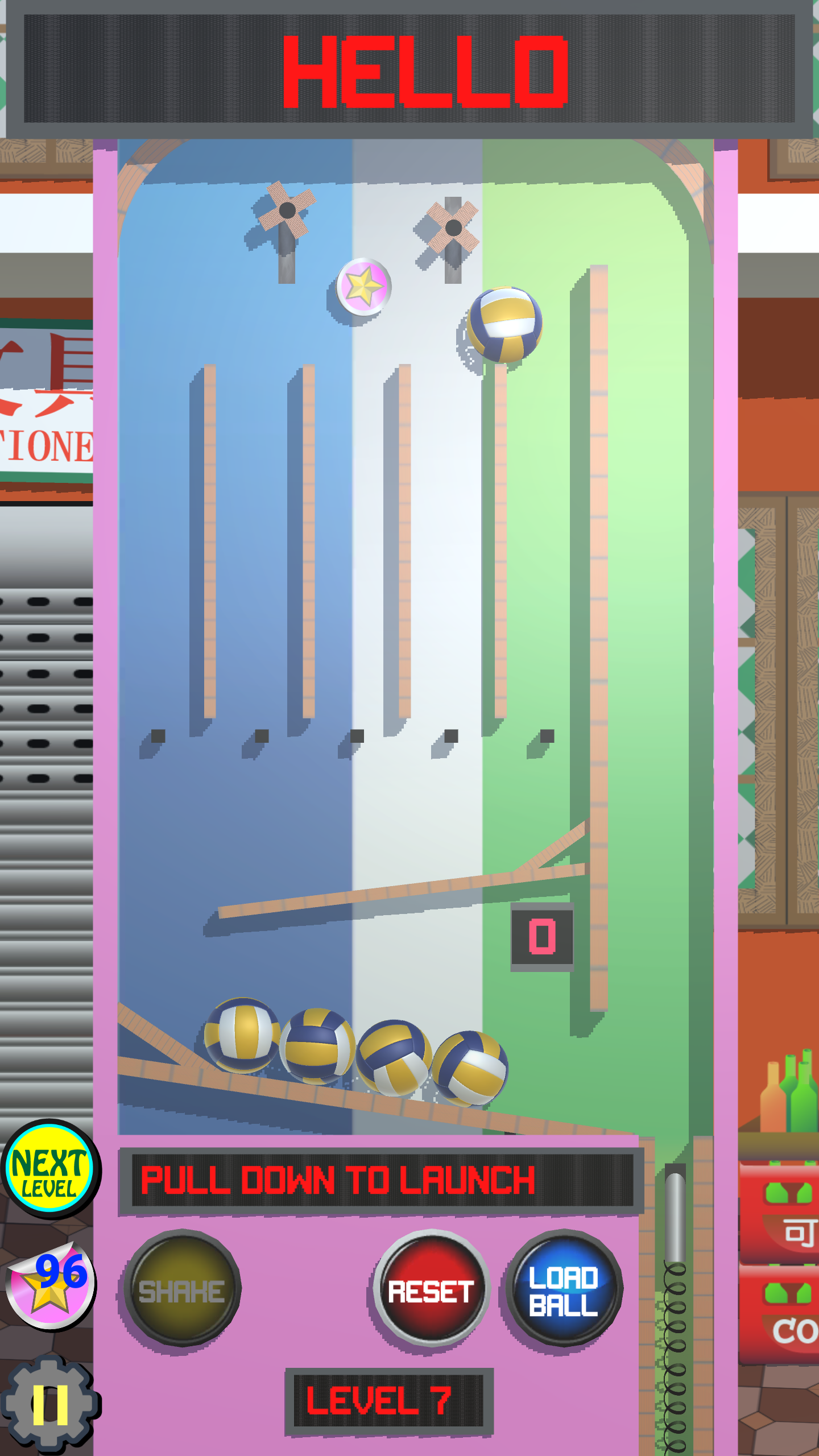 Pinball PingPong Game Screenshot