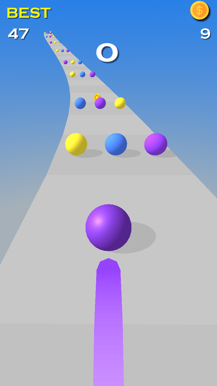 Twisty Color Road Game Screenshot