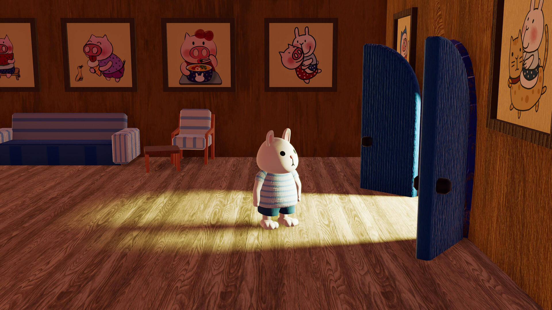 Screenshot of The Adventures of Bunny and Pig