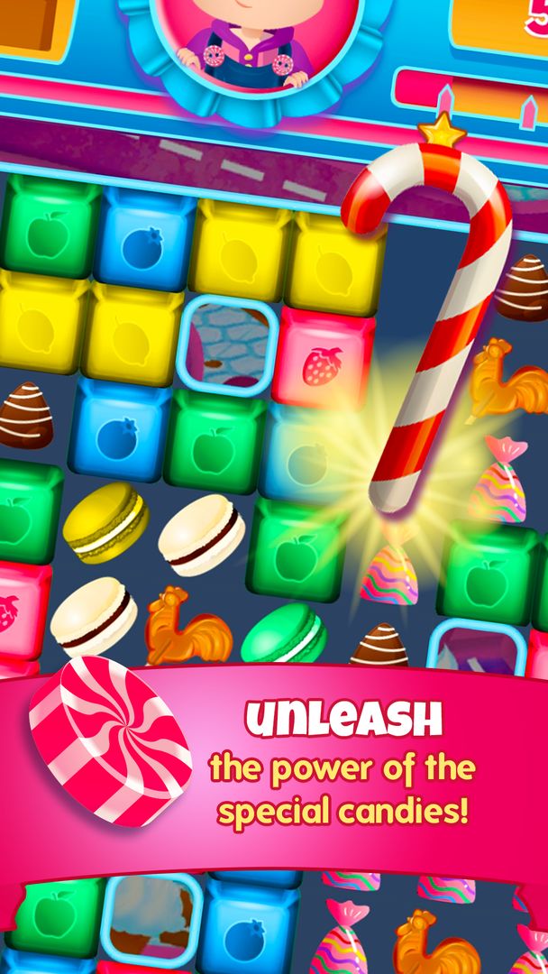 Sugar Snap: Sweet Blast Puzzle - Match 3 Games 게임 스크린 샷