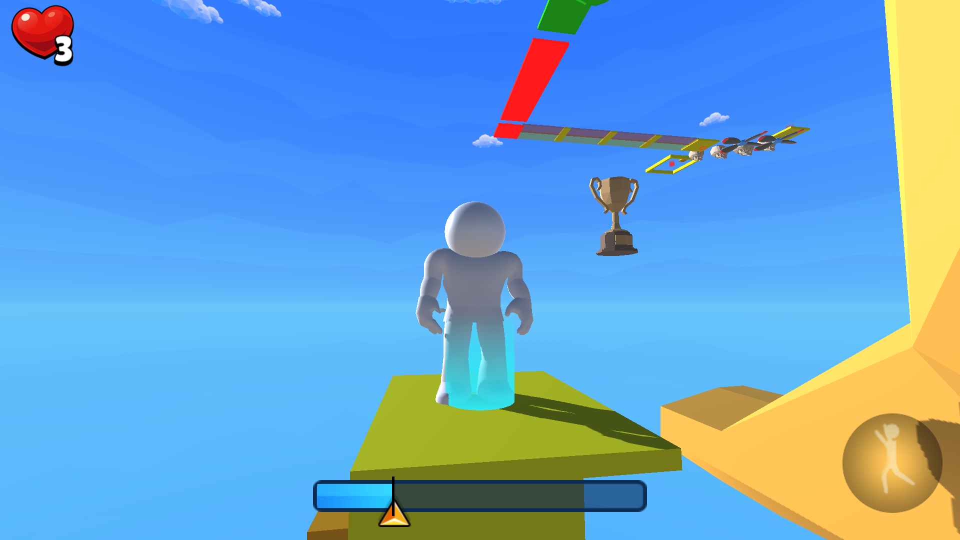 Grow obby : Chill Easy Parkour Game Screenshot