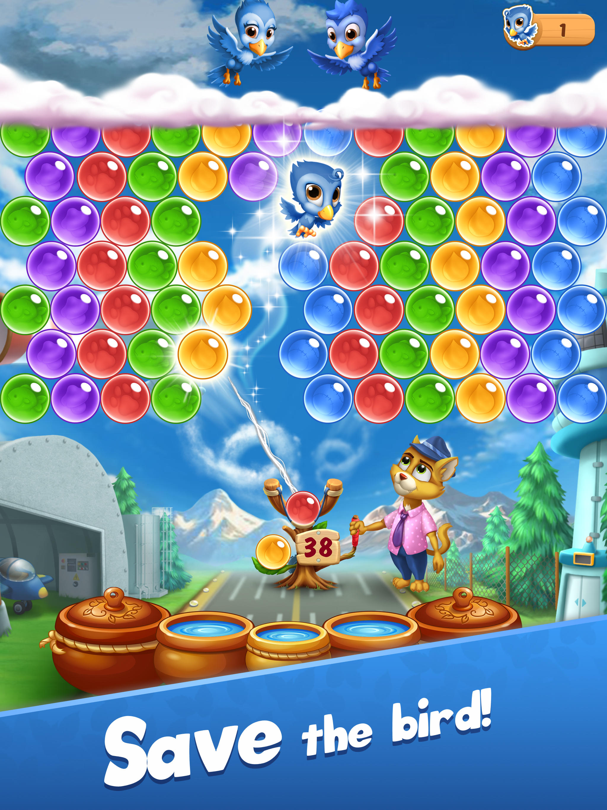 Cuplikan Layar Game Bubble Pop: Forest Rescue