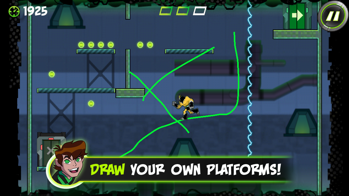 Ben 10 Cavern Run Game Screenshot