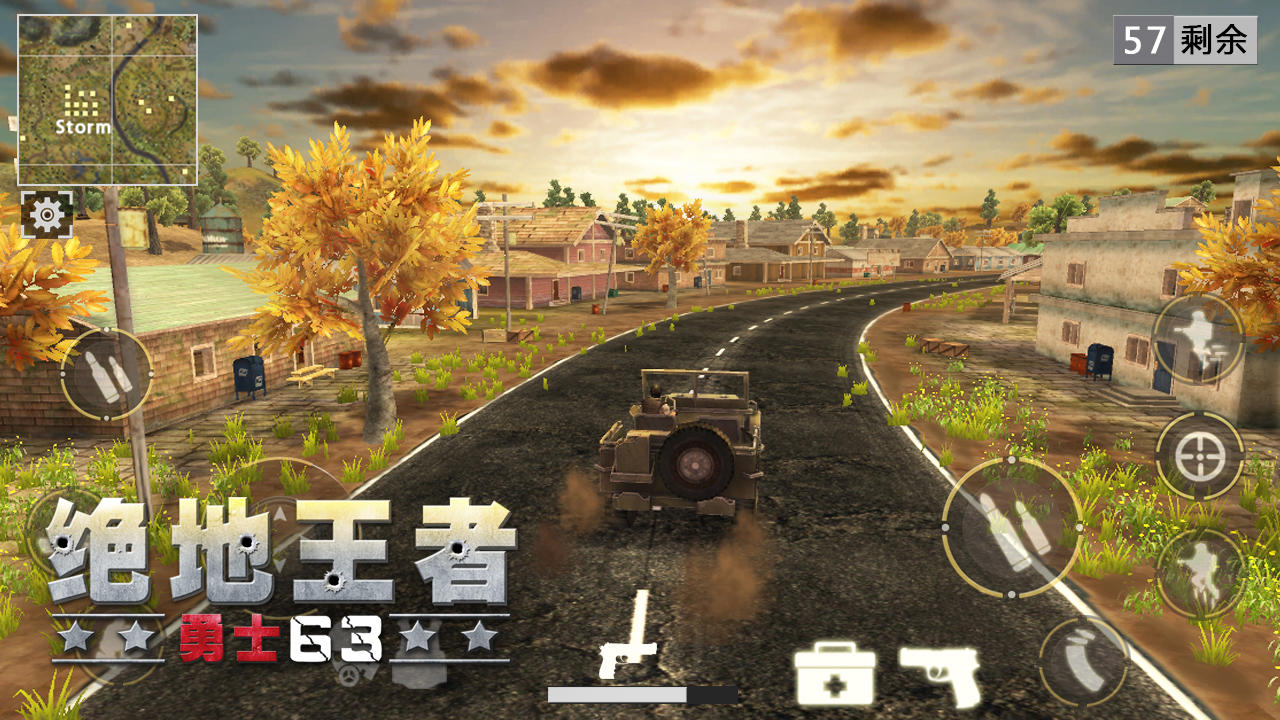 Screenshot of Battle Royale 3D - Warrior63(test)