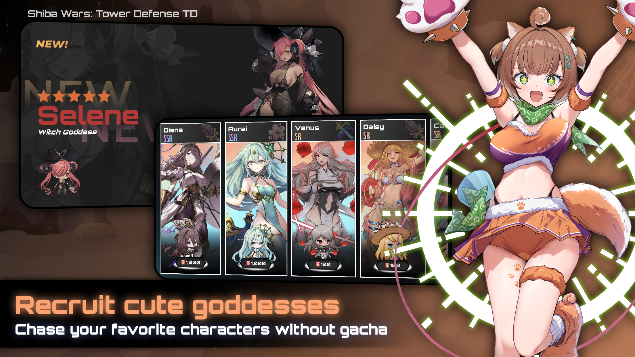 Shiba Wars: Tower Defense TD Game Screenshot