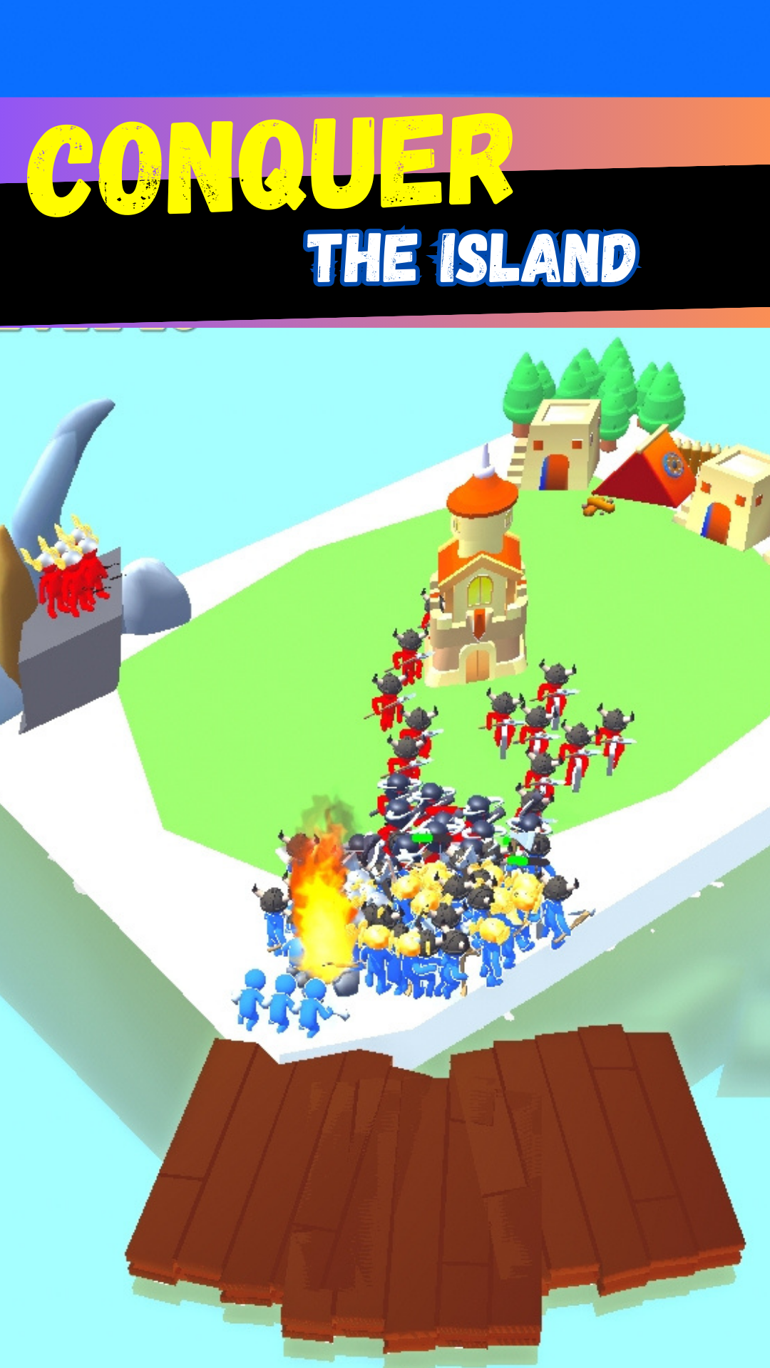 Raft Battle- War Heroes Game Screenshot
