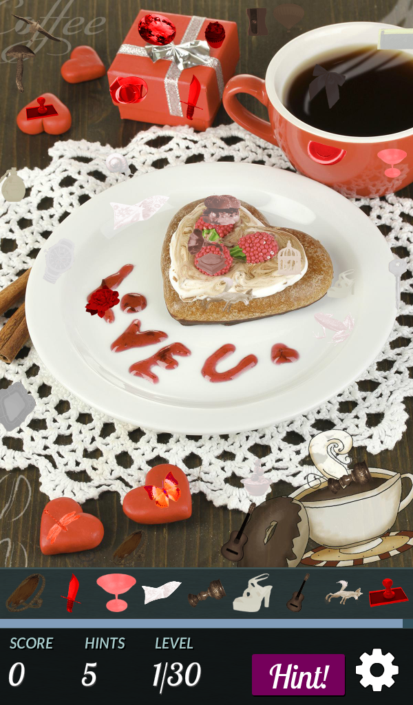 Hidden Object - Coffee Shop Game Screenshot