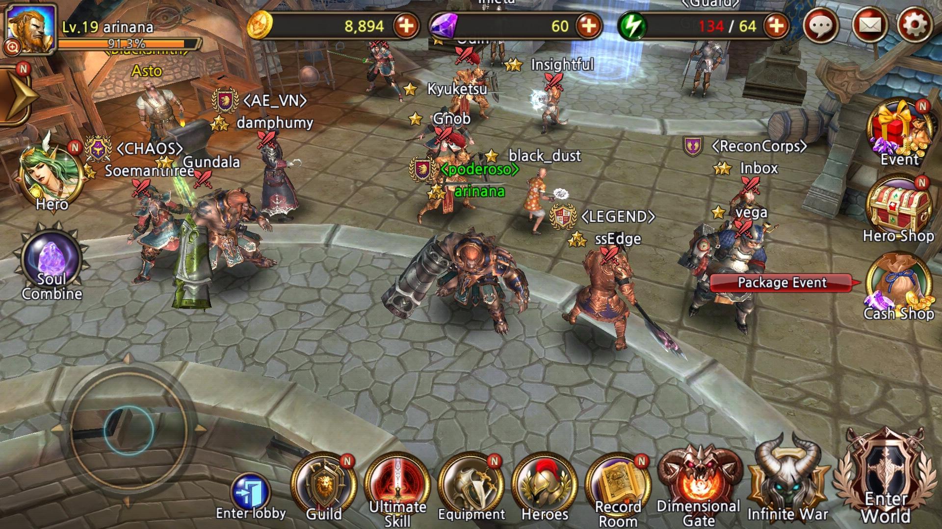 Team Guardian : legend of 23 heroes Game Screenshot