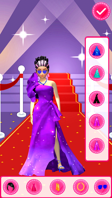 Cuplikan Layar Game Fashion Stylist Model Dressup