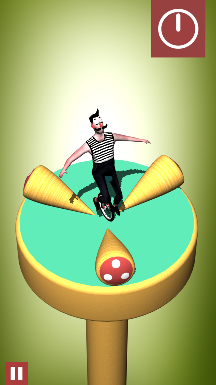 Bamba: an unicycle circus adve Game Screenshot