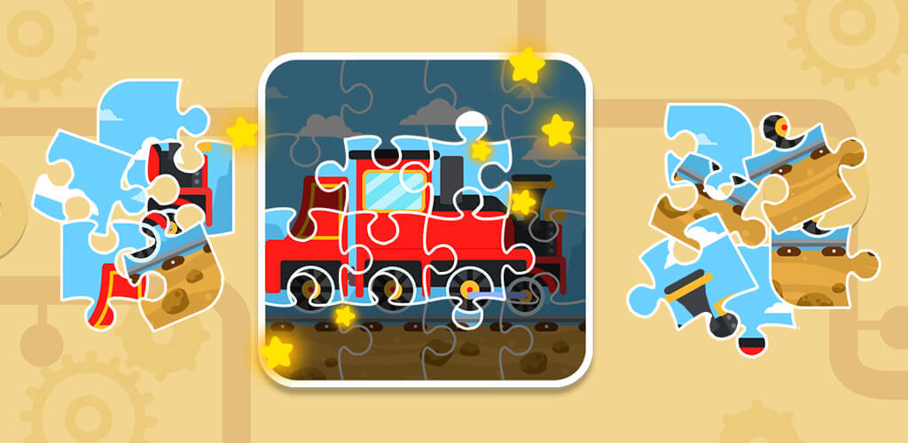 Banner of 아기 열차 게임 - 퍼즐, 색칠, 운전 