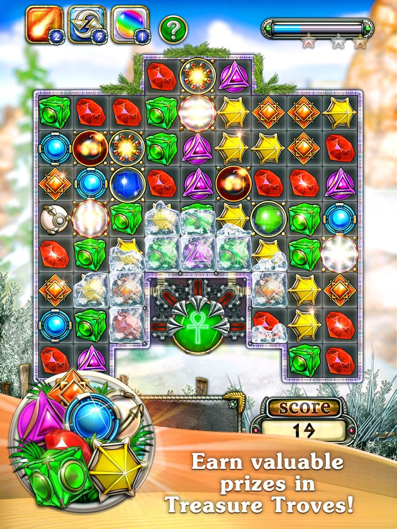 Jewellust Endless: match 3 screenshot game