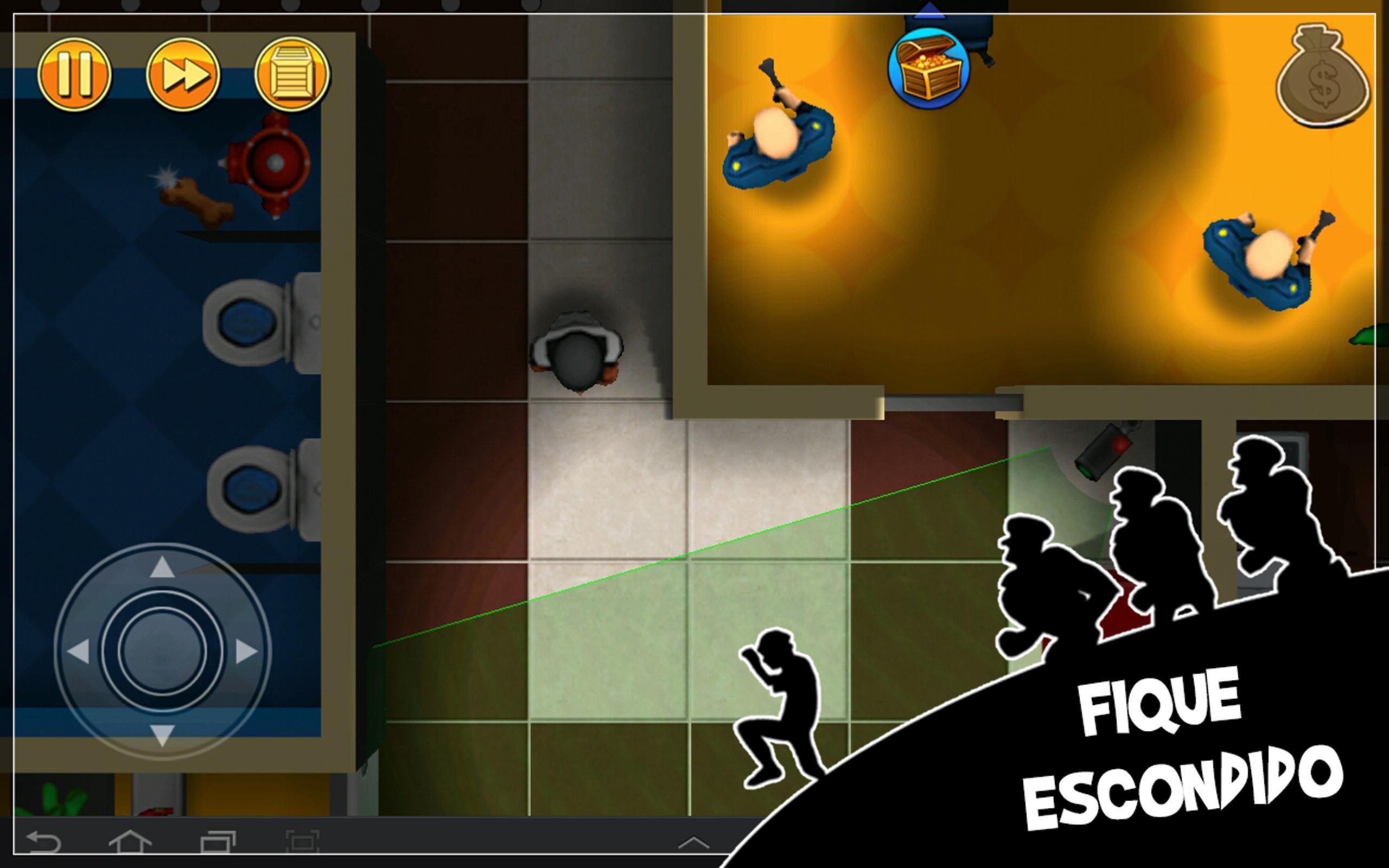 Captura de Tela do Jogo Robbery Bob - ladrão engraçado