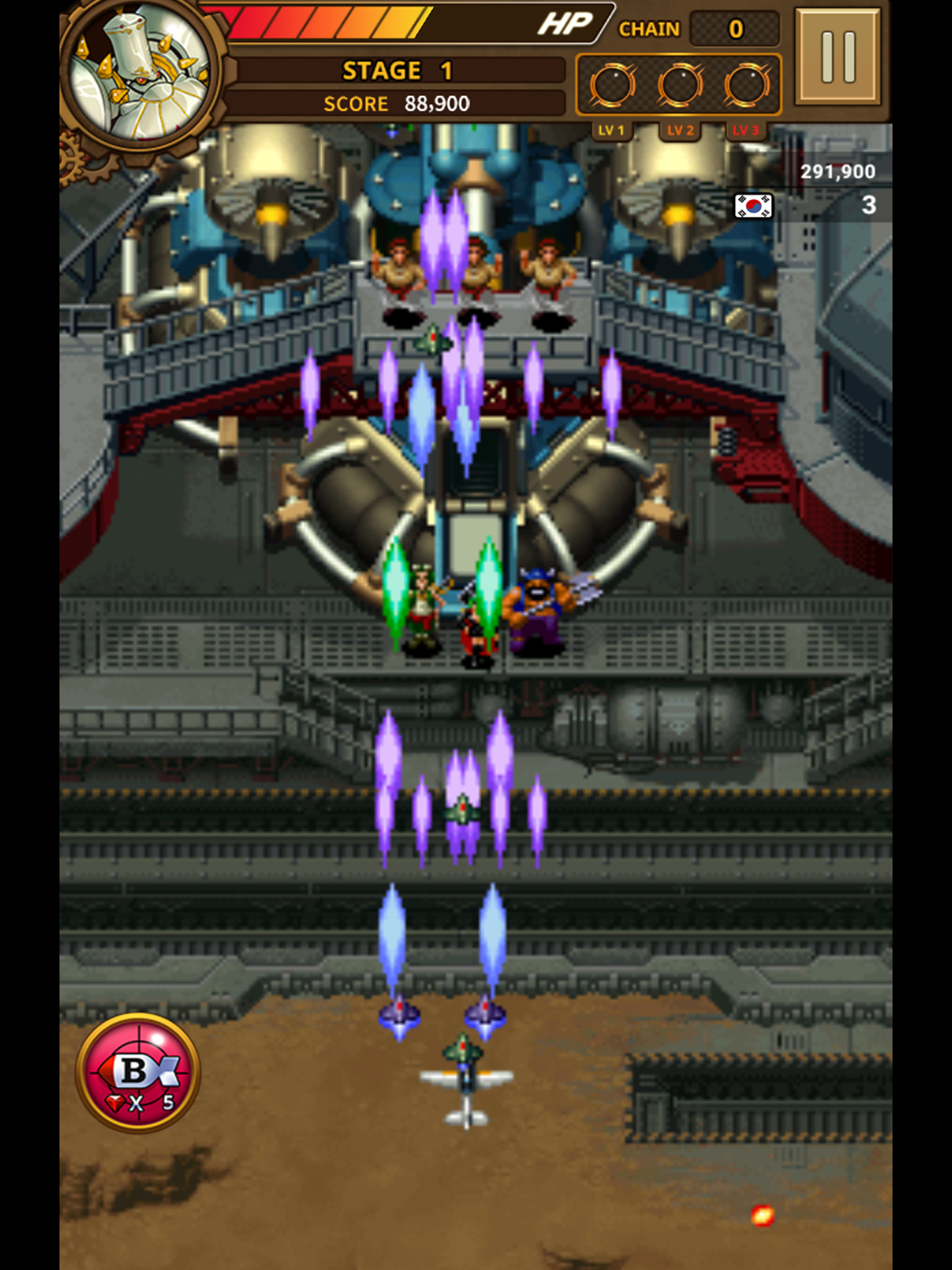 Скриншот игры STRIKERS 1945 World War M