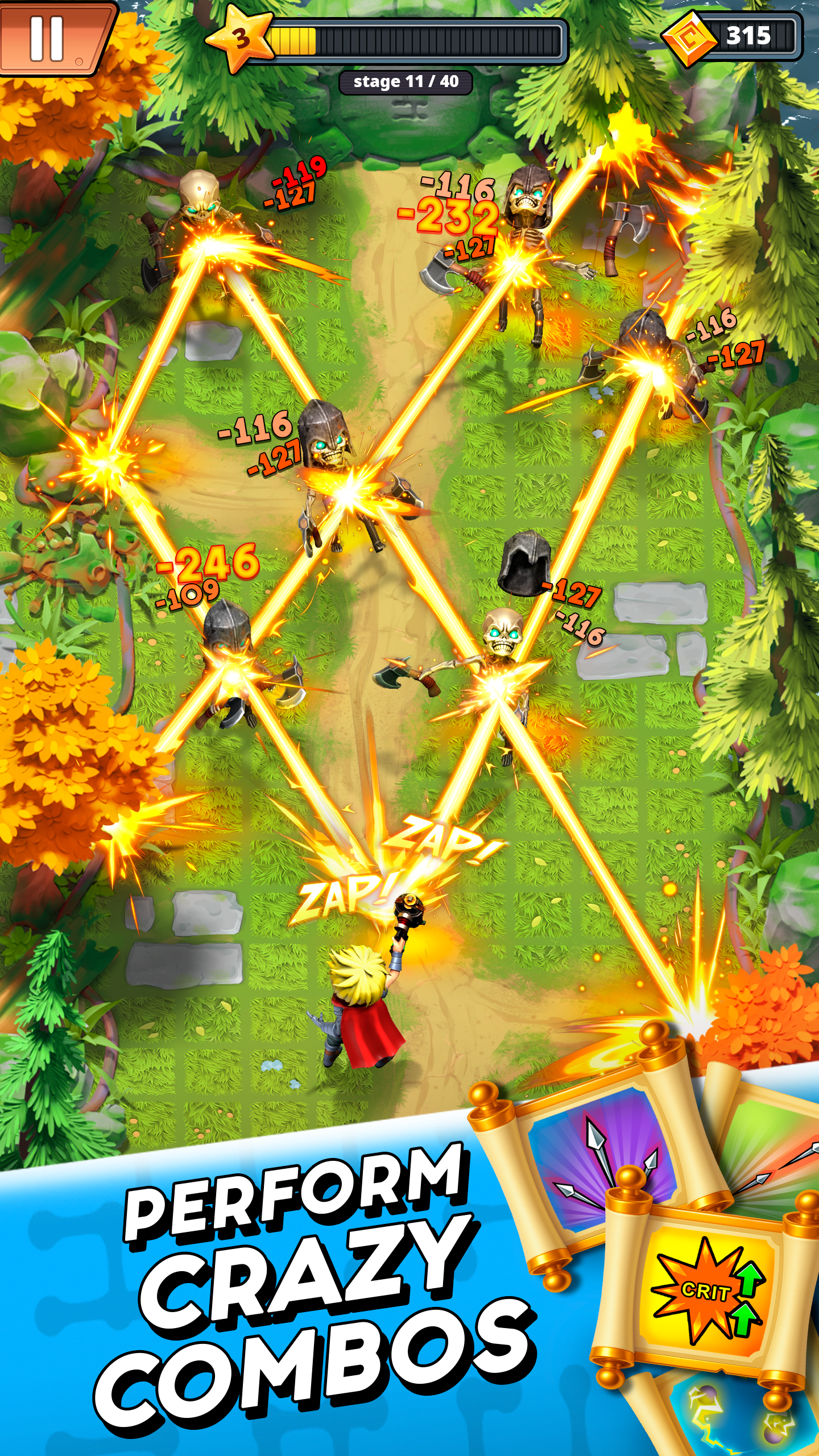 Guns vs Magic - Roguelite RPG Game Screenshot