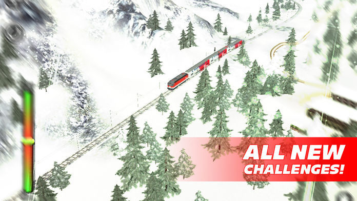 Screenshot of Train Driver Journey 8 - Winter in the Alps