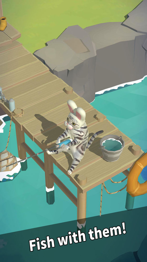 Screenshot of Kitty Cat Resort: Idle Cat-Raising Game
