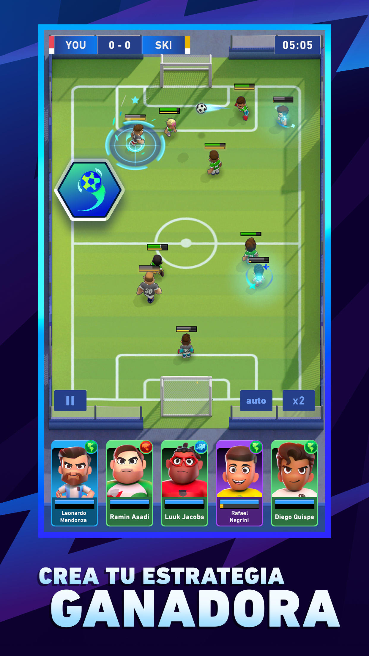 Screenshot 1 of AFK Football: Juegos de Fútbol 1.9.1