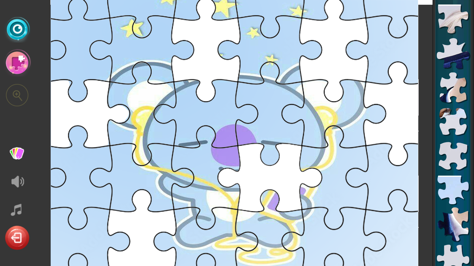 👉 4-Piece Jigsaw Puzzle Template, Primary Resource