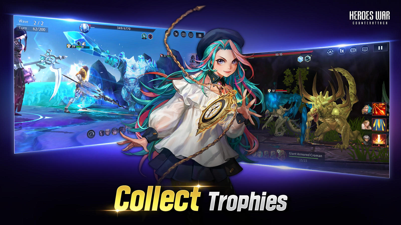 Cuplikan Layar Game Heroes War: Counterattack