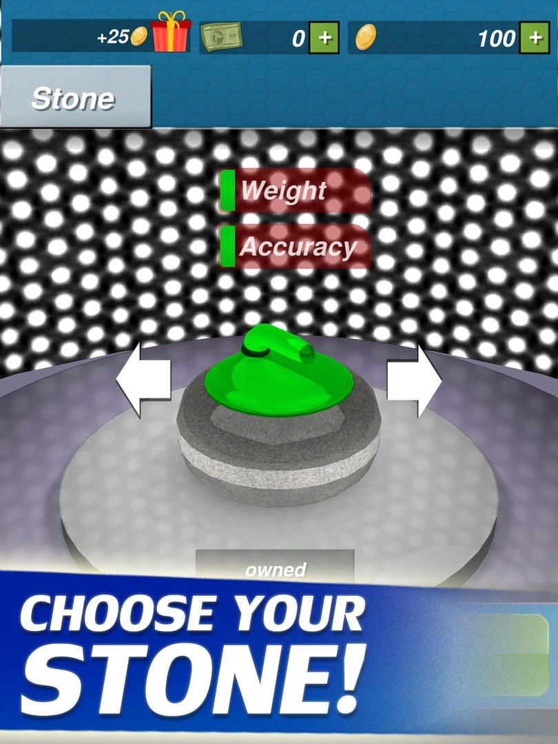 Screenshot of Curling 3D