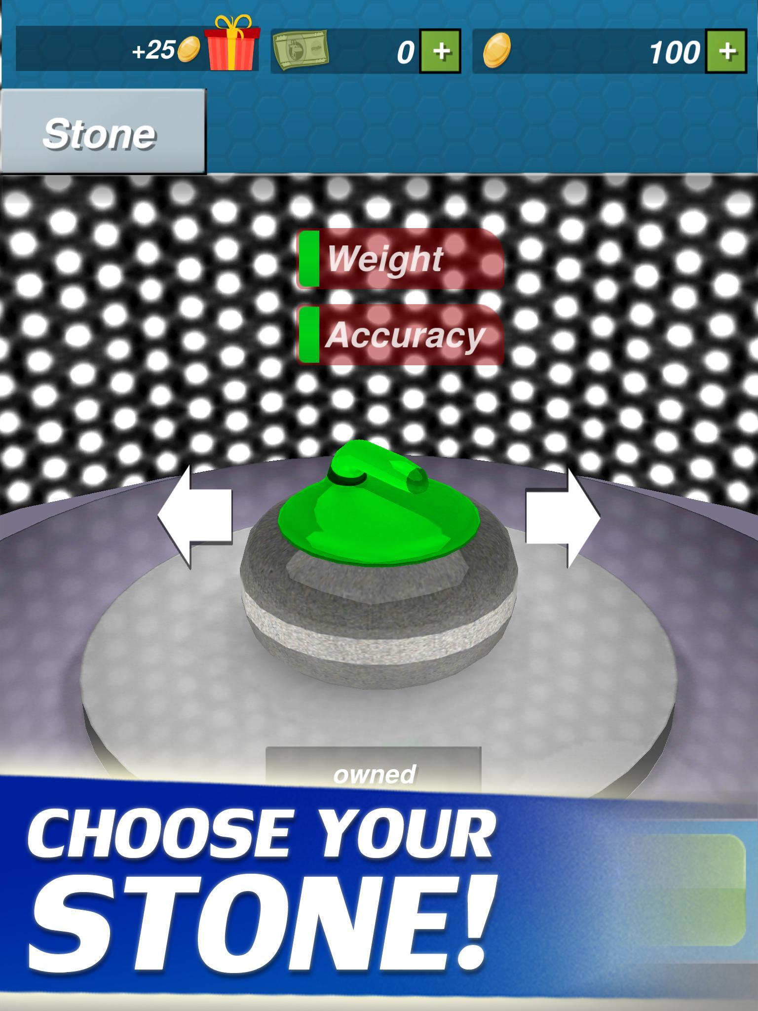 Curling 3D ゲームのスクリーンショット