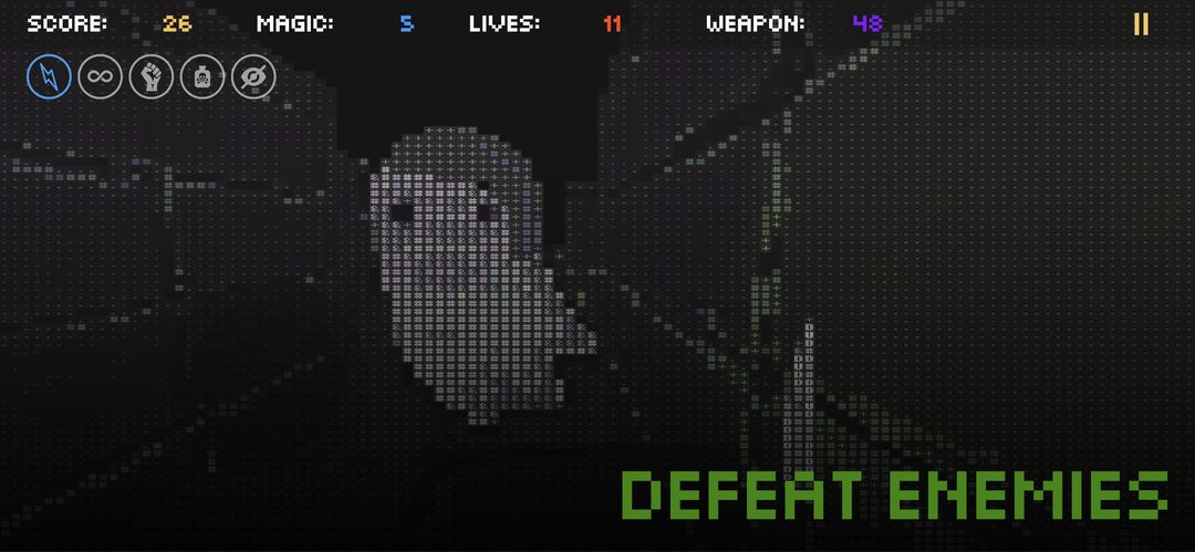 DUNGE: DUNGEON ESCAPE ASCII screenshot game