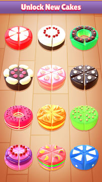 Cake Sort Puzzle 3D Game Screenshot