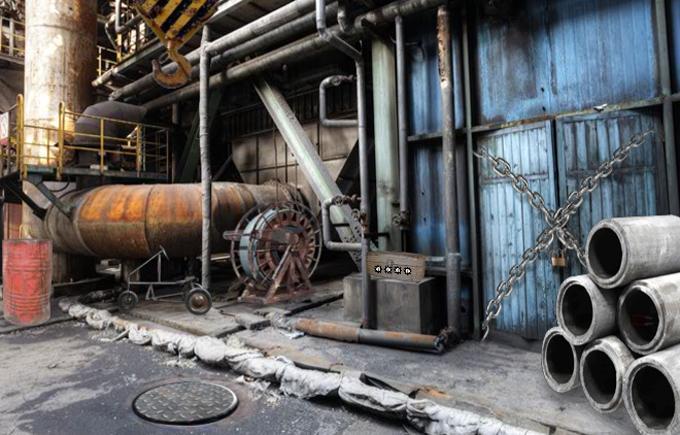 Escape Games - Abandoned Railway Factory Game Screenshot
