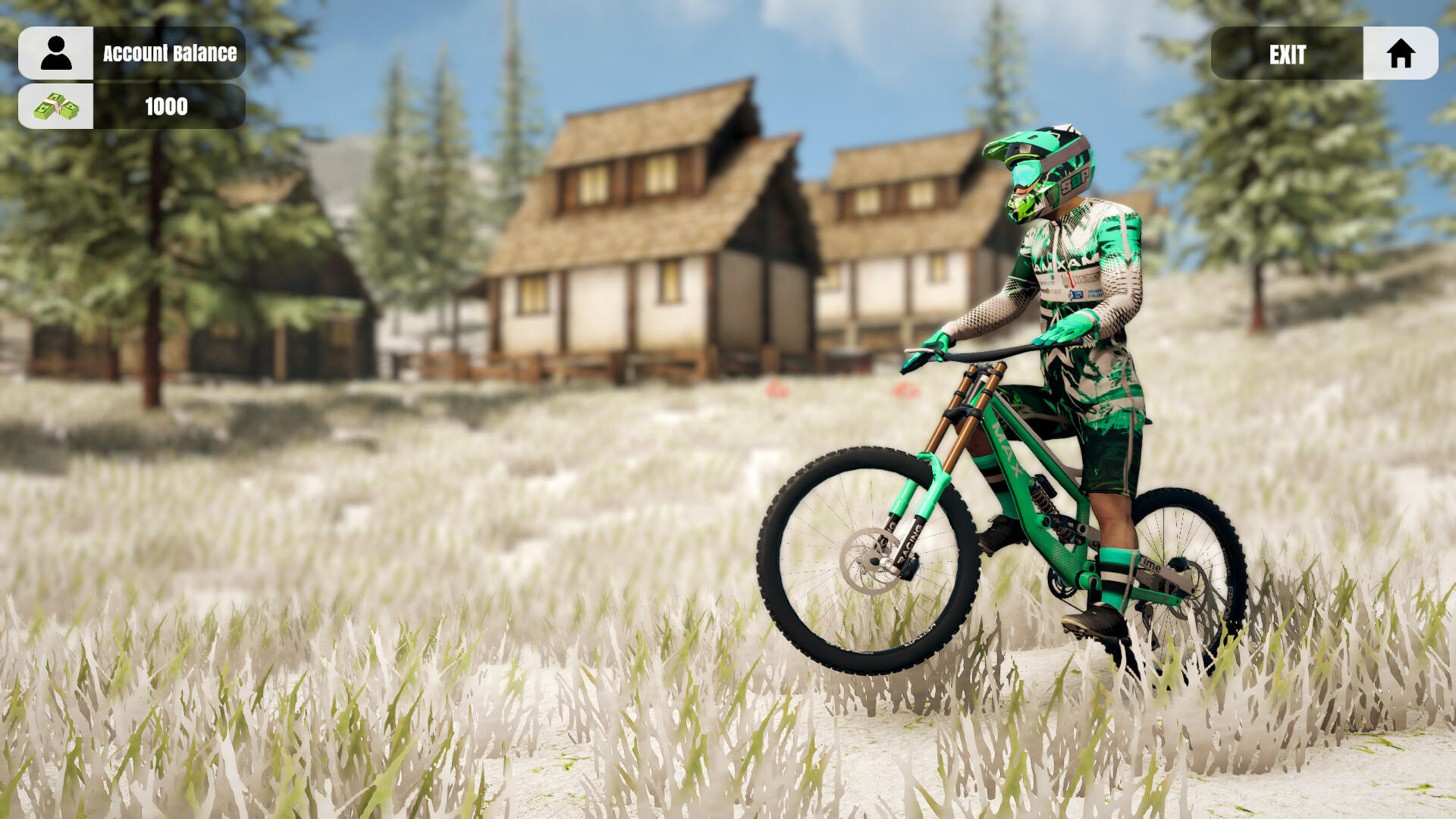 Mountain Bicycle Rider Simulator screenshot game