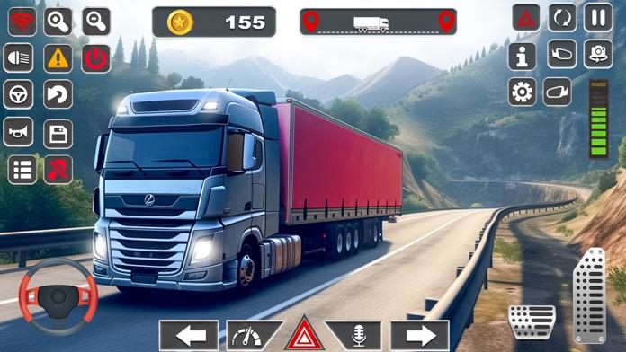 Cuplikan Layar Game Euro Truck Sim - Driving Games