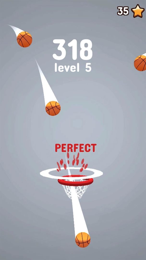 Reverse Basket : basketball ga screenshot game