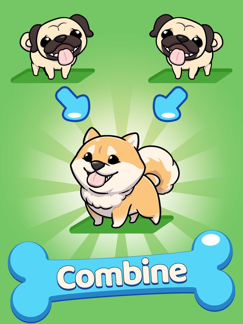 Merge Dogs screenshot game