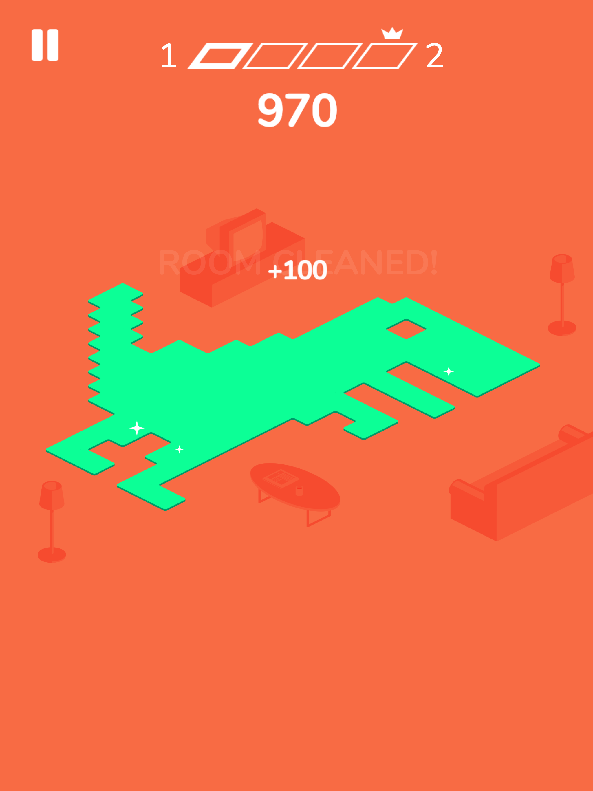 Cuplikan Layar Game Clean the Room! duo vacuum