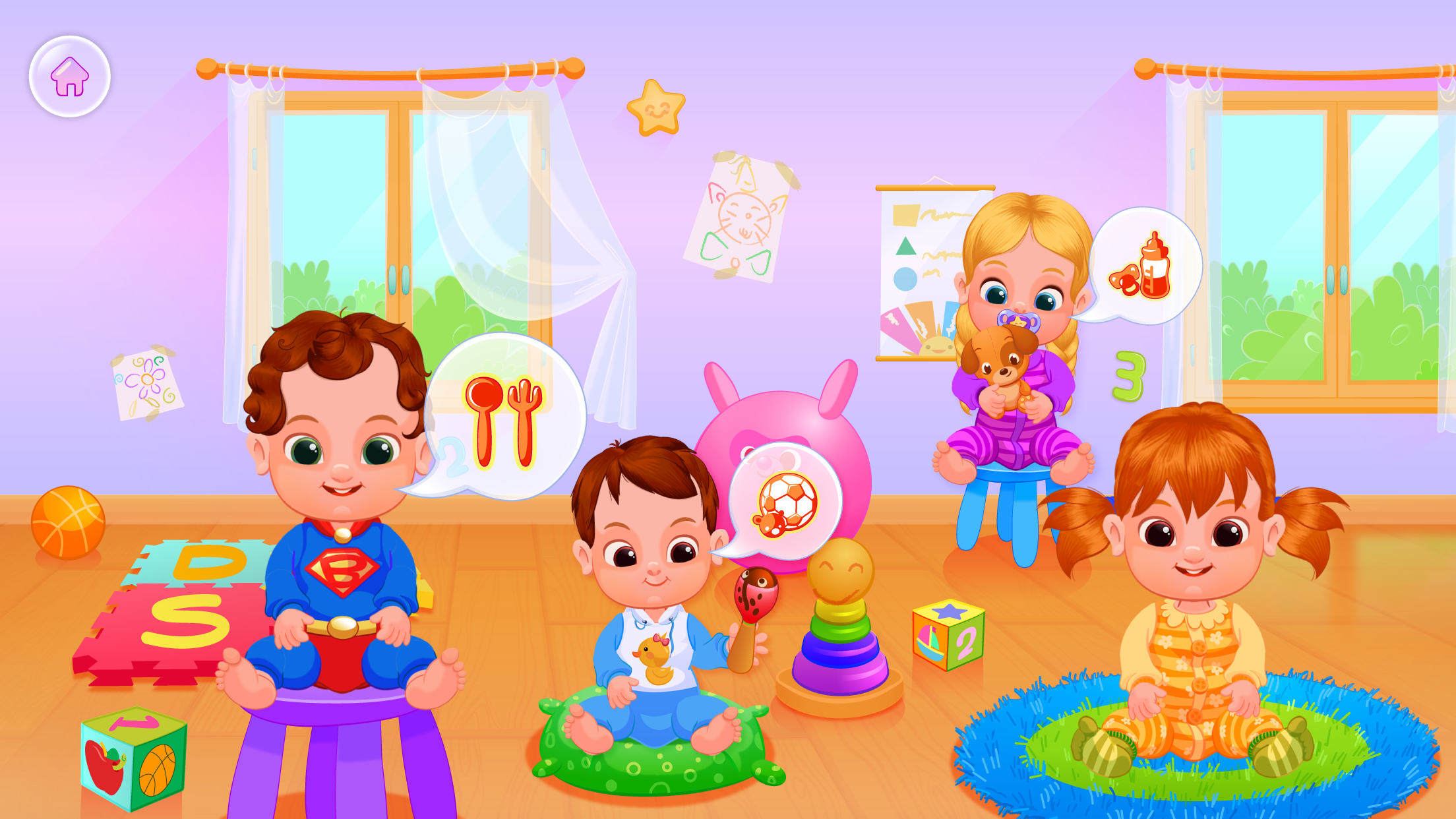 Cuplikan Layar Game My Baby Care 2