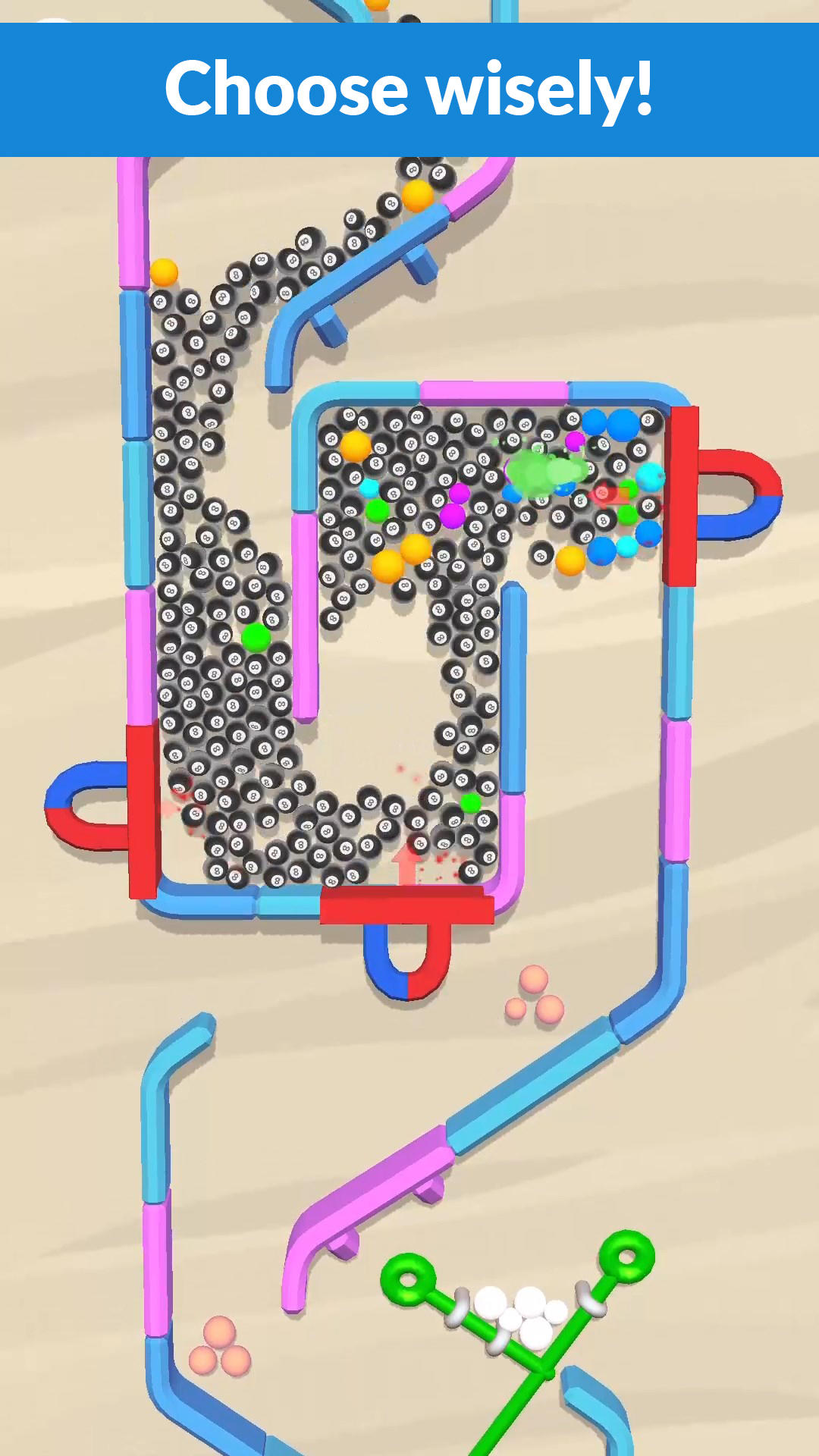 Screenshot of Garden Balls - Pin Pull Games